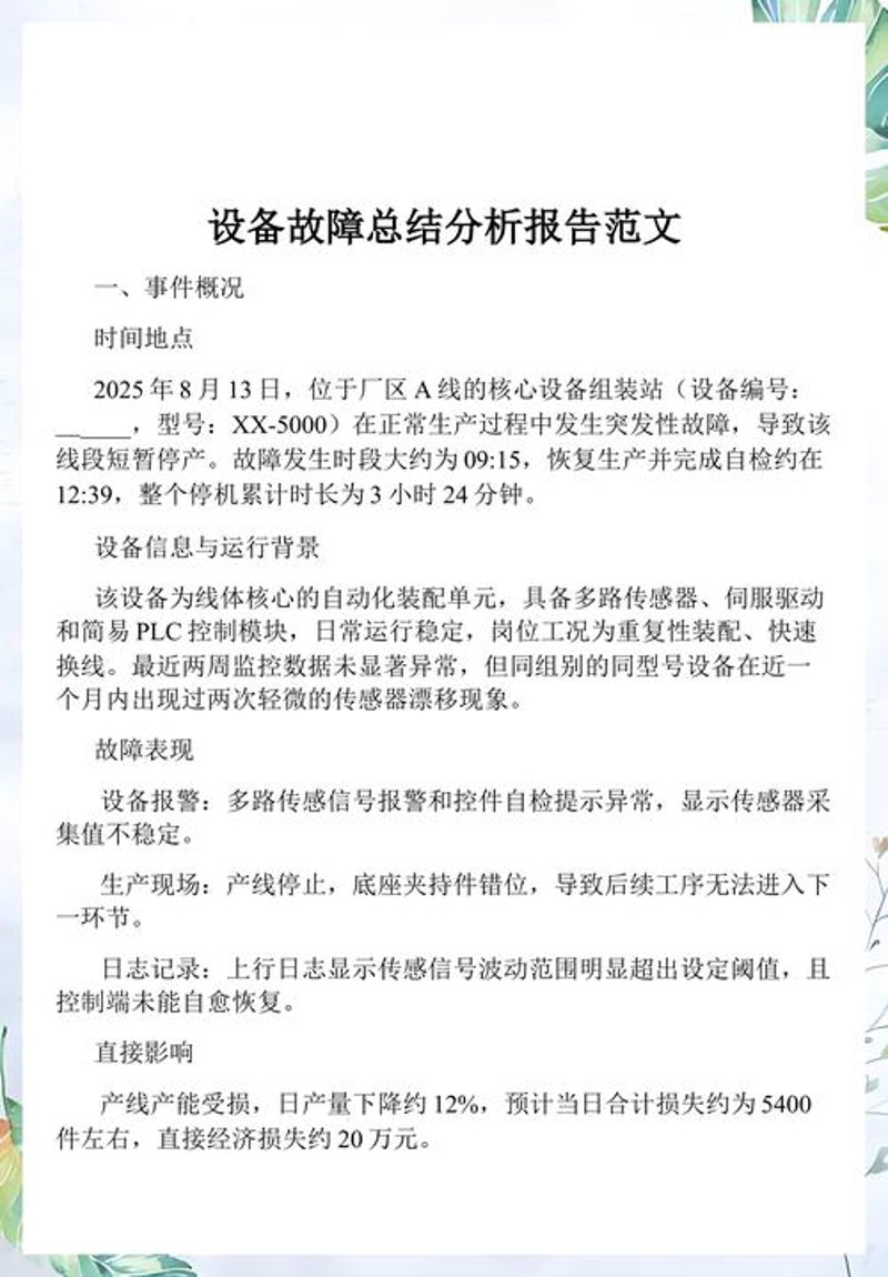 工业时代的新篇章：工厂设备管理的重要性